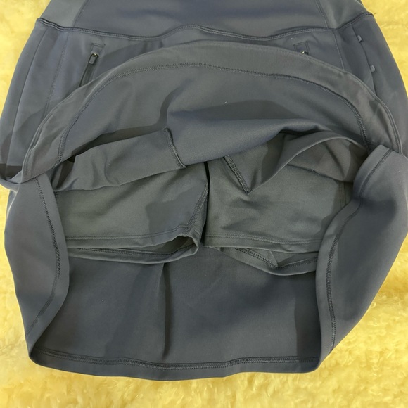 ATHLETA Fairway Golf Skort 18" Skirt Navy Blue #657682 Size Small - Picture 7 of 11